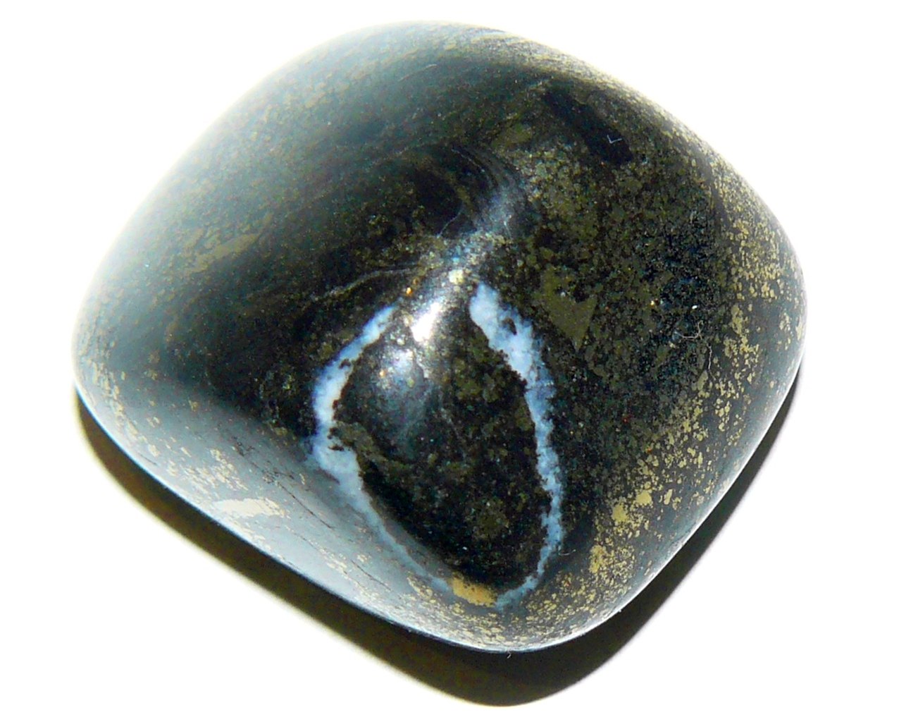 Энергия камней № 98 Пирит (окатанный камень) фото, обсуждение